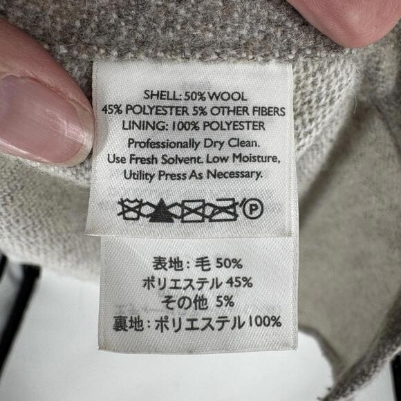 Eddie Bauer poncho sweater womens one size wool blend fall granola girl boho - Picture 4 of 6